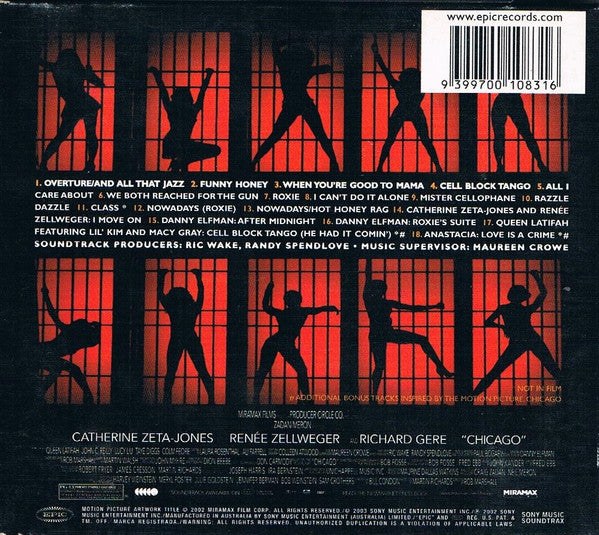 Various : Music From The Miramax Motion Picture Chicago (CD, Album + DVD-V, NTSC + Ltd, Gat)