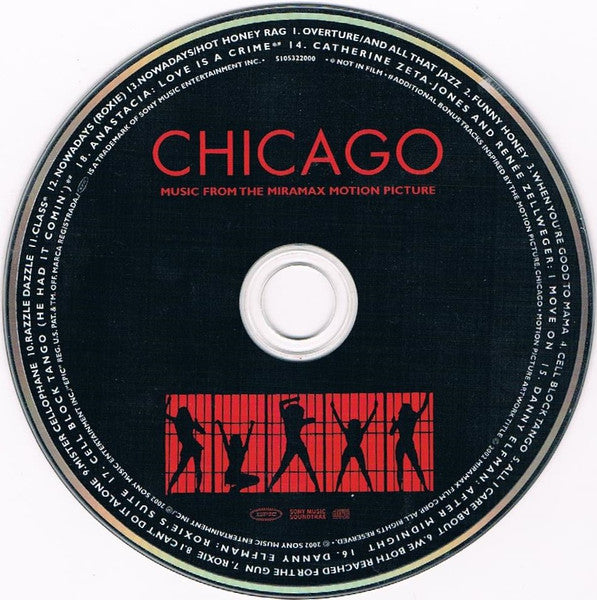 Various : Music From The Miramax Motion Picture Chicago (CD, Album + DVD-V, NTSC + Ltd, Gat)