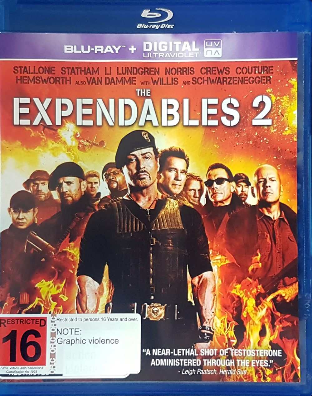 The Expendables 2 Blu Ray 2012