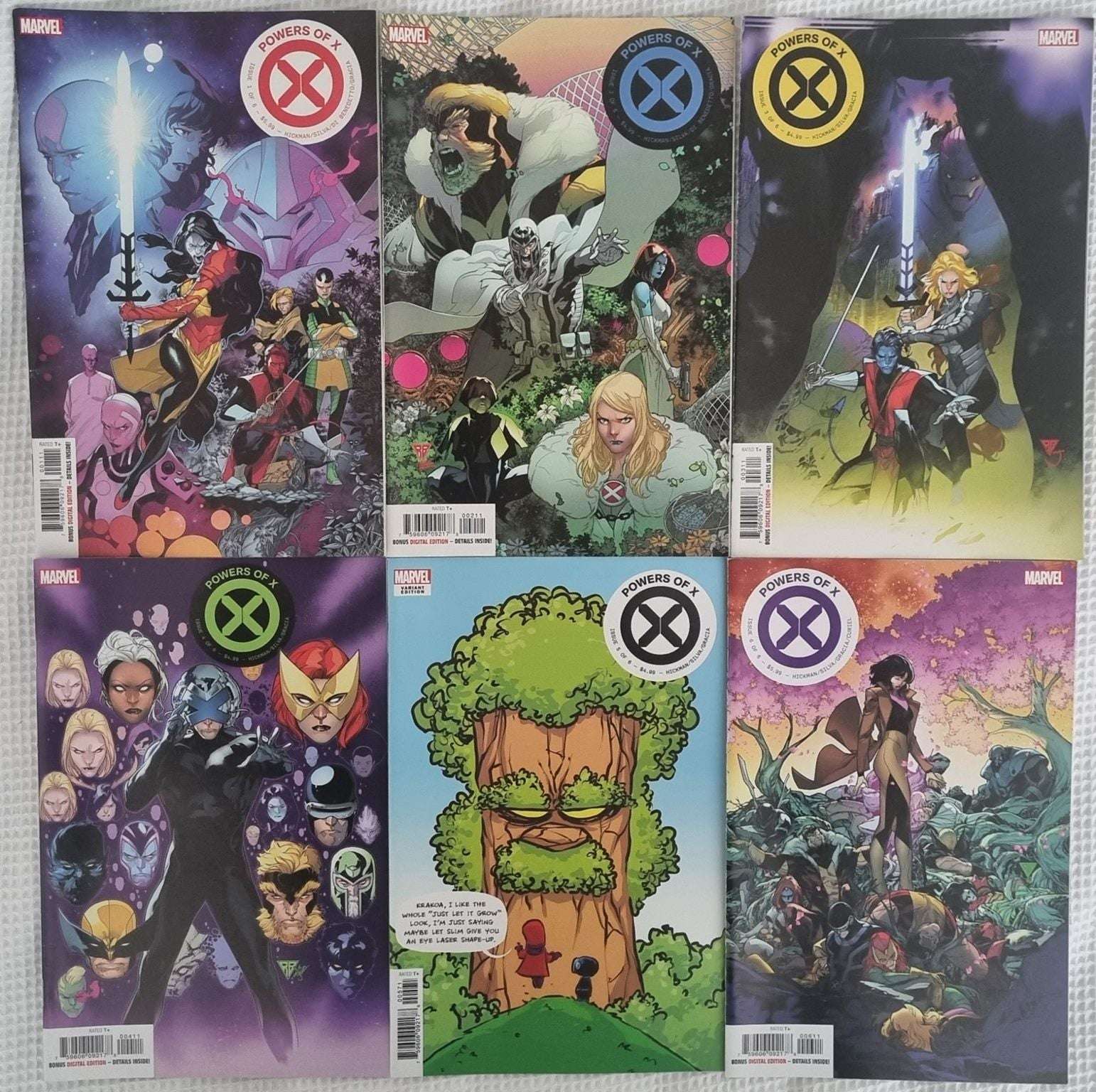 Powers of X Complete Set 1 - 6 : NM 2019