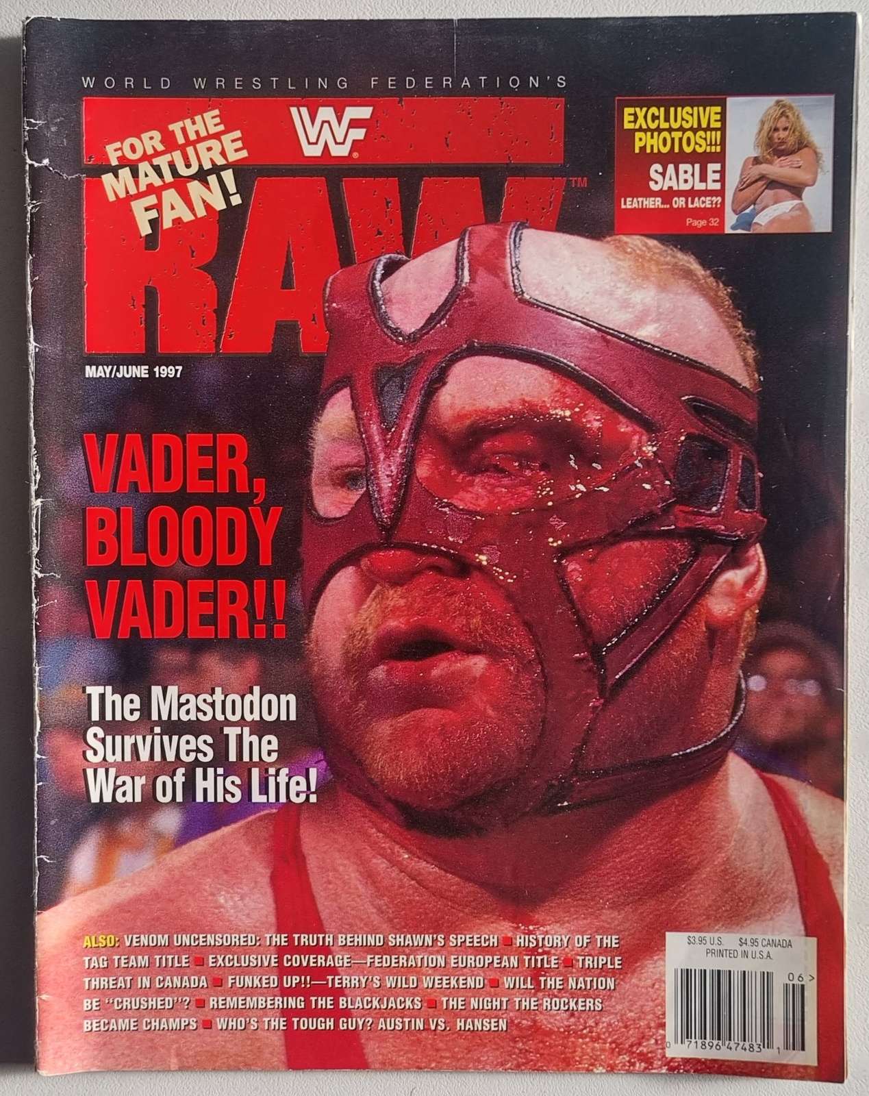 WWF Raw Magazine - May/June 1997