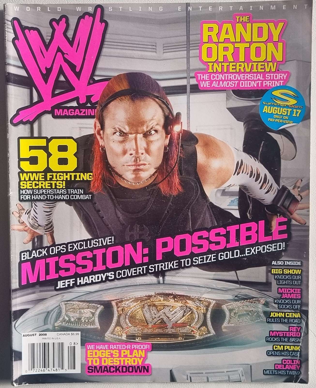 WWE Magazine - August 2008