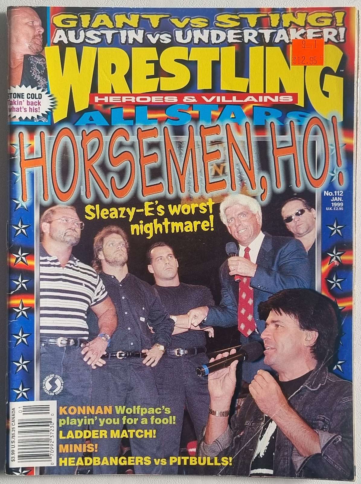 Wrestling All Stars Hereoes and Villians Magazine - Janaury 1999