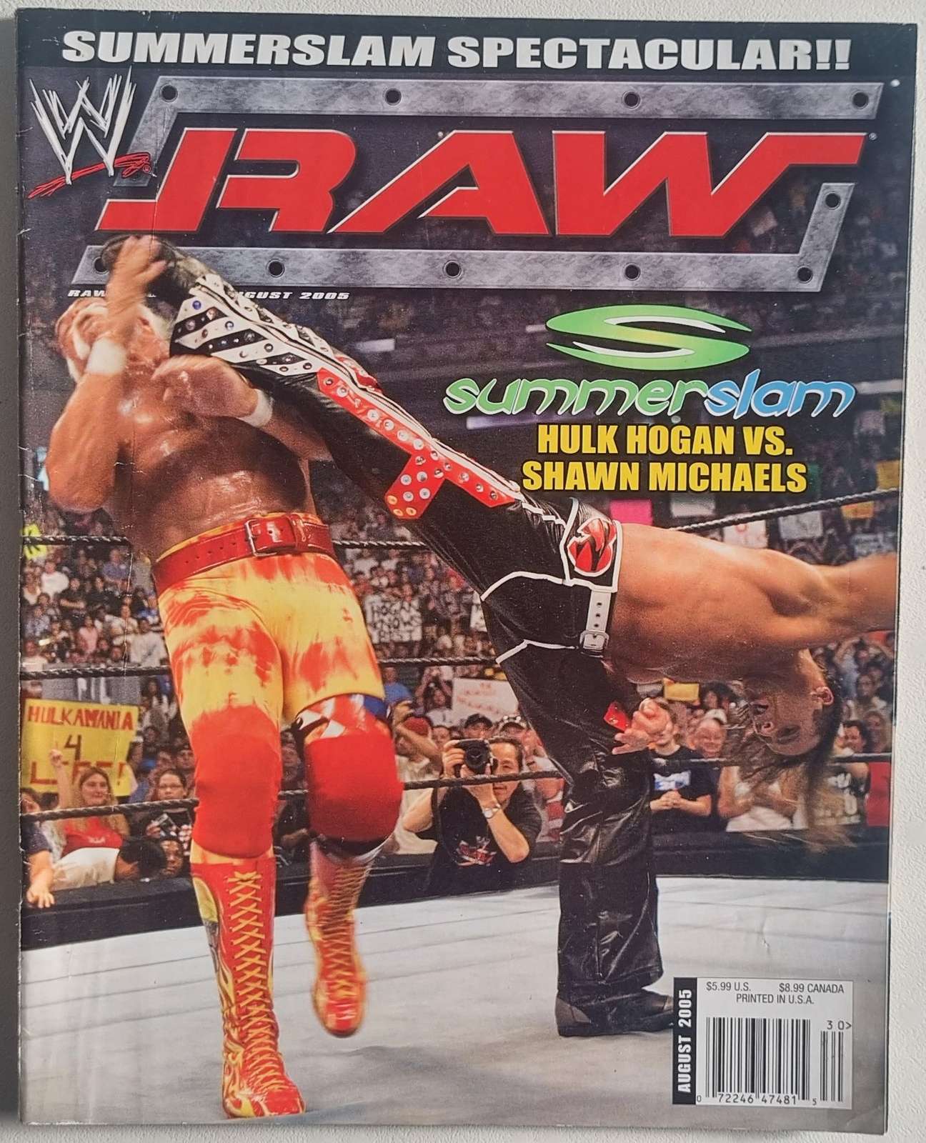 WWE Raw Magazine - August 2005