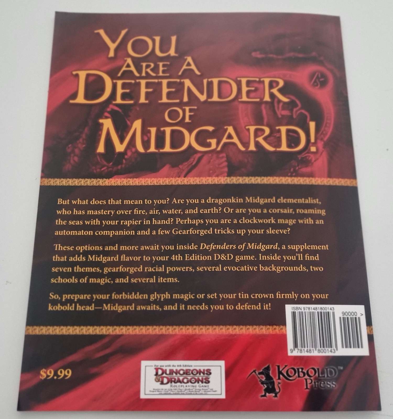 Dungeons and Dragons 4th Edition: The Defenders of Midgard