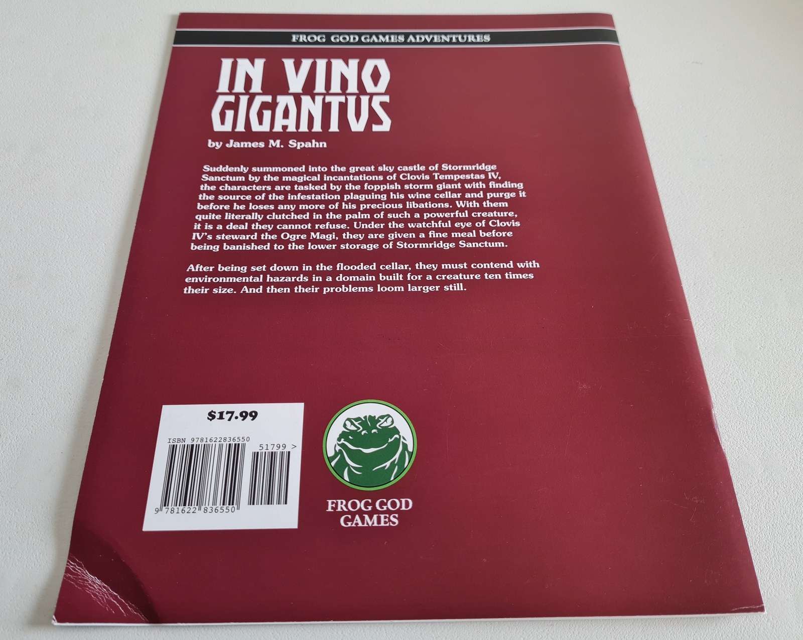 In Vino Gigantus - D&D 5th Edition 5e