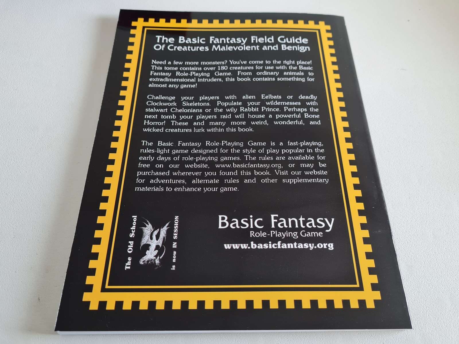 Basic Fantasy Roleplaying Game - Field Guide of Creatures Malevolent and Benign