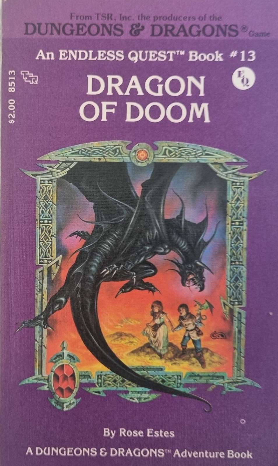 Endless Quest Books R D&D Endless Quest Book - Dragon of Doom #13