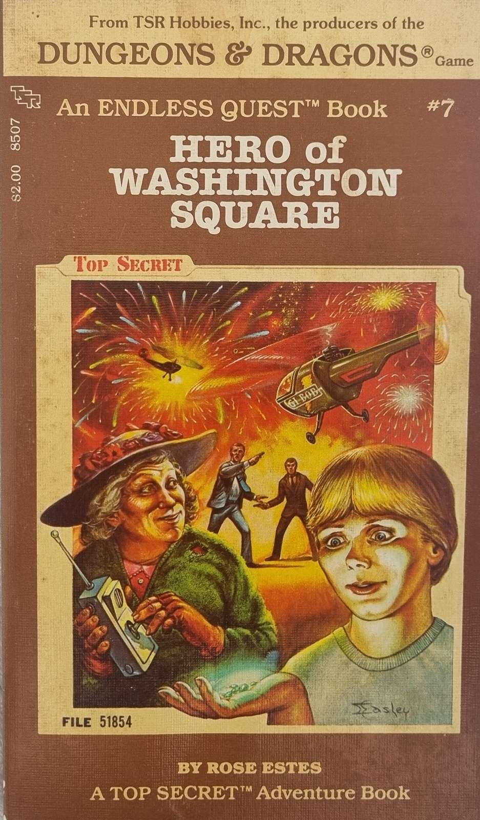 D&D Endless Quest Book - Hero of Washington Square #7