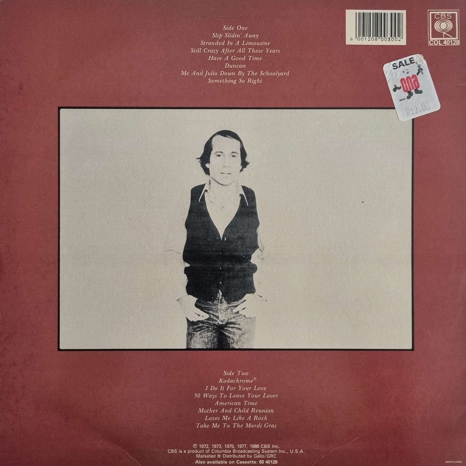 Paul Simon - Greatest Hits, Etc. LP