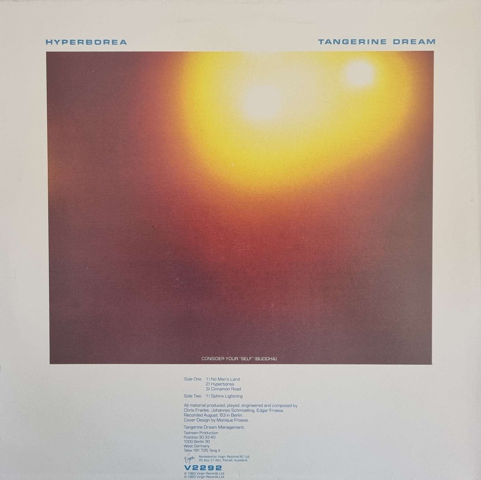 Tangerine Dream - Hyperborea LP