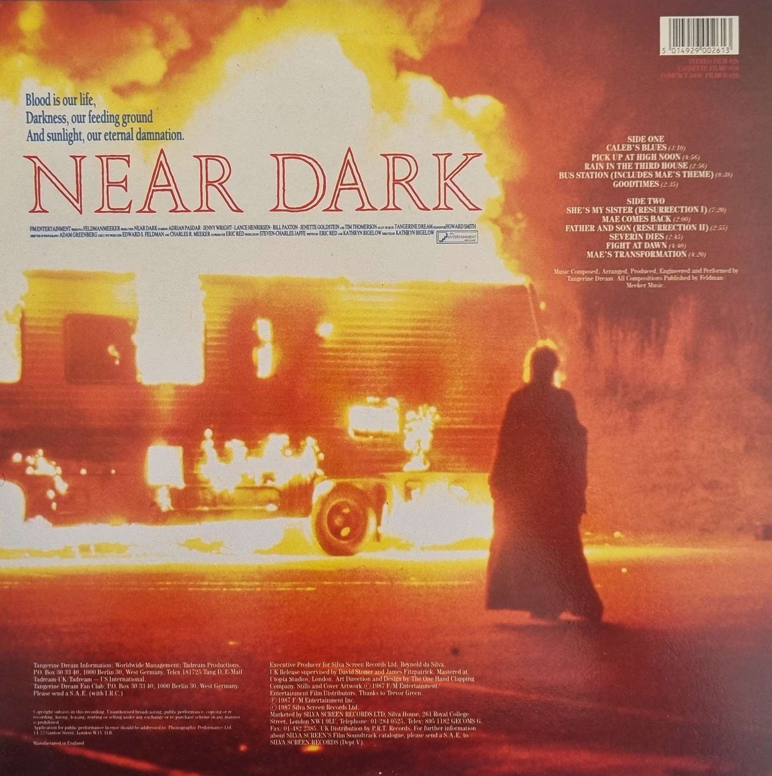 Tangerine Dream - Near Dark Soundtrack LP