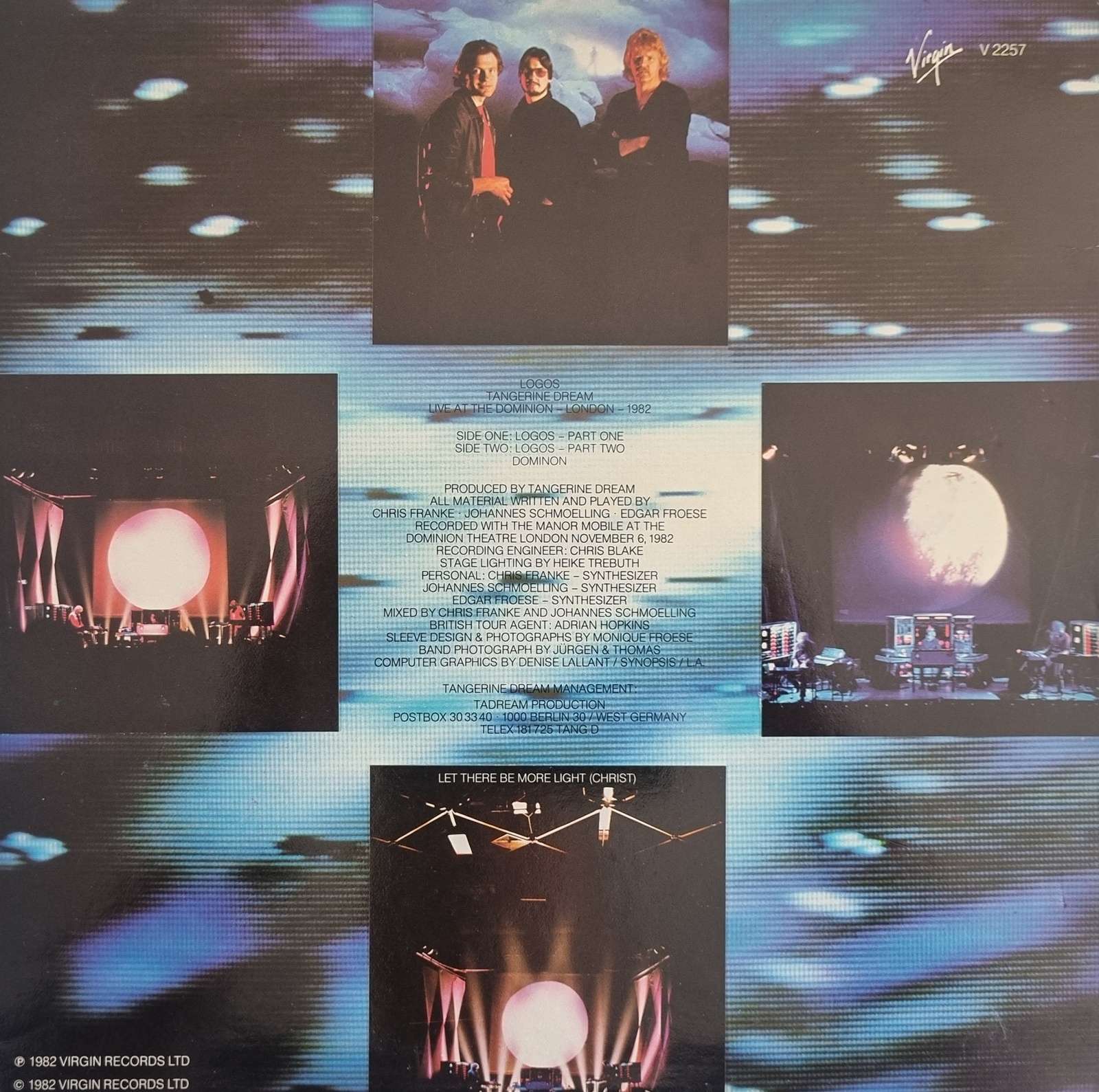 Tangerine Dream Live - Logos LP