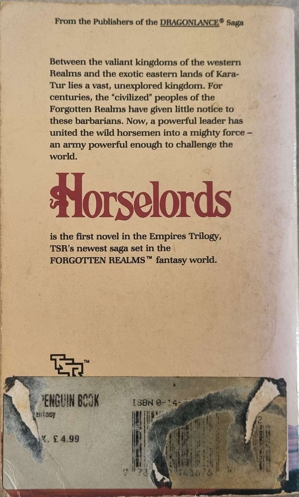 Forgotten Realms: Horselords - David Cook