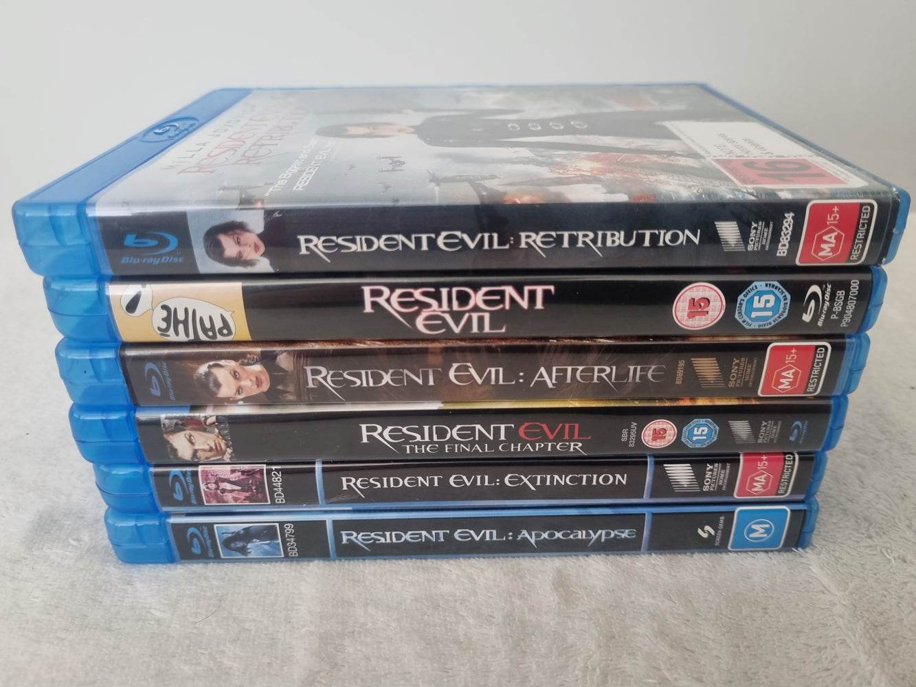 Resident Evil: Complete Movie Collection (Blu Ray)
