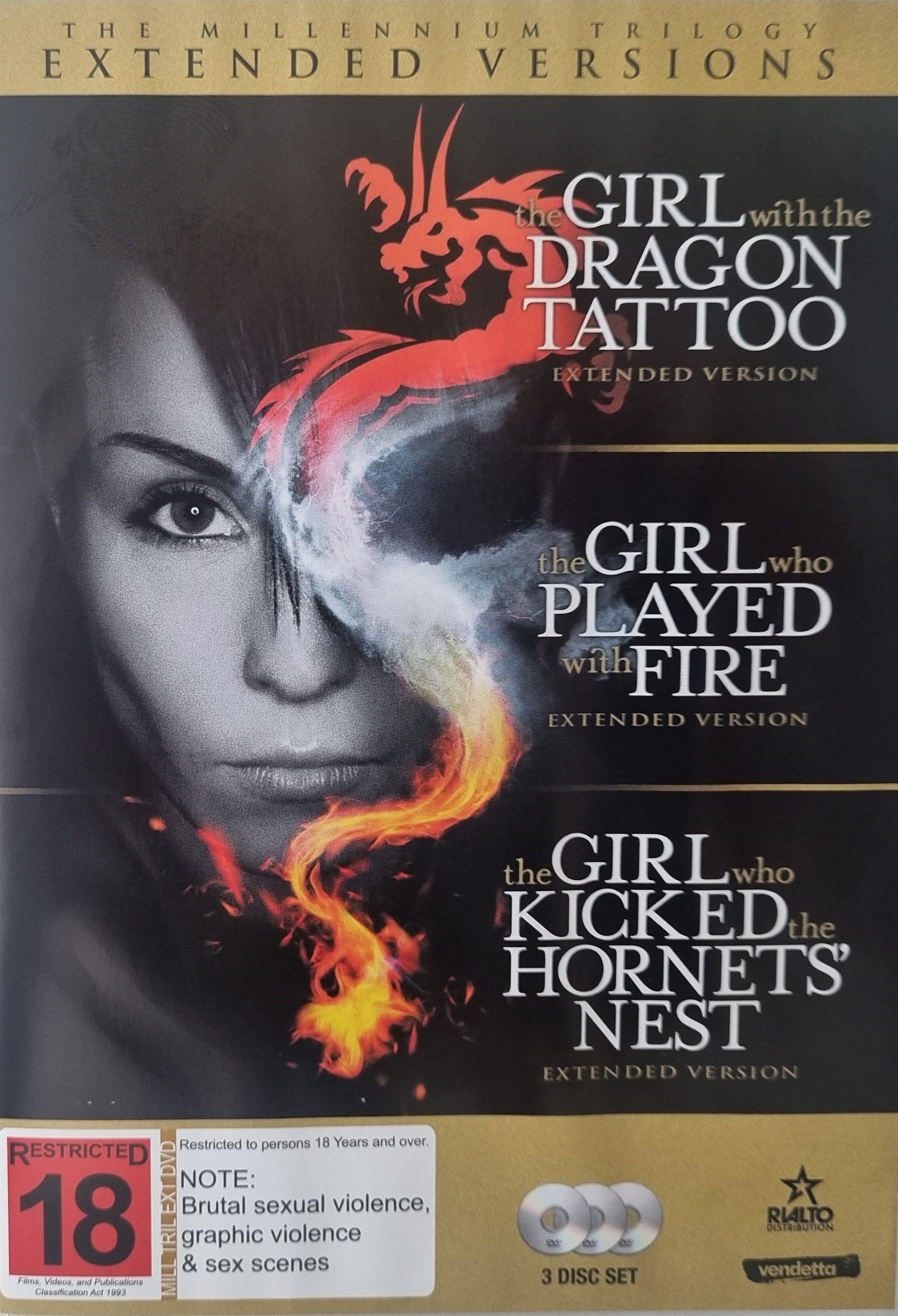 Millennium Trilogy: Girl with Dragon Tattoo / Played with Fire / Hornets' Nest