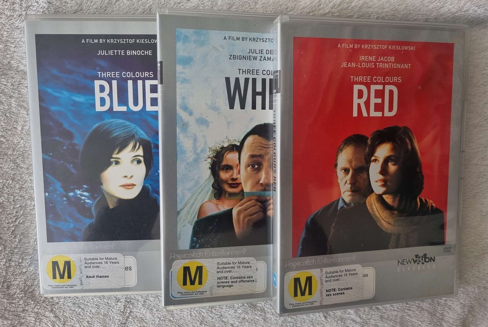 Three Colours Trilogy Red, White Blue