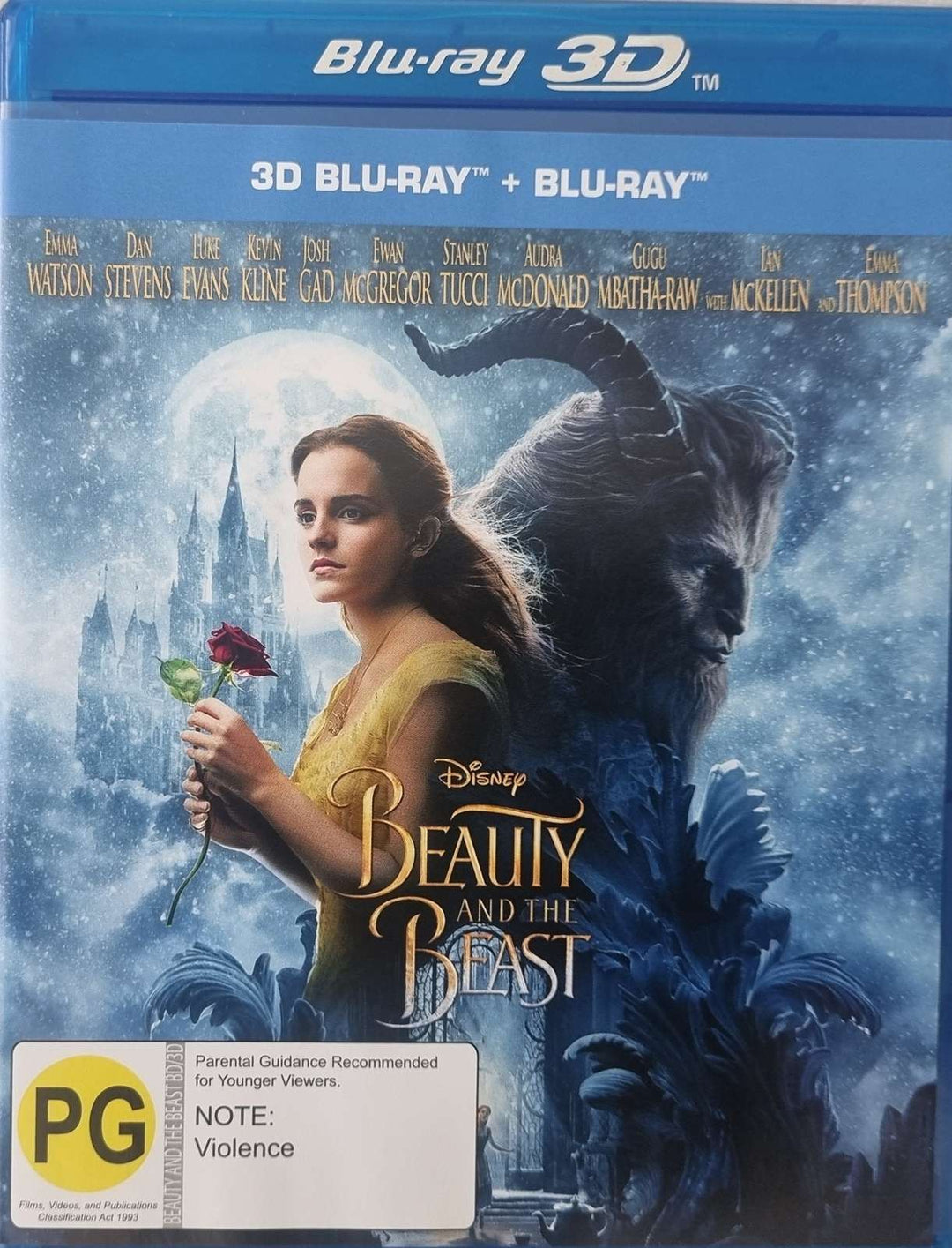Beauty and the Beast 2017 3D 2D (Blu Ray)