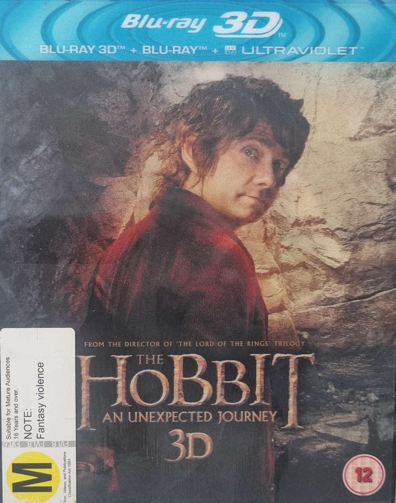 The Hobbit An Unexpected Journey 3D + 2D Blu Ray