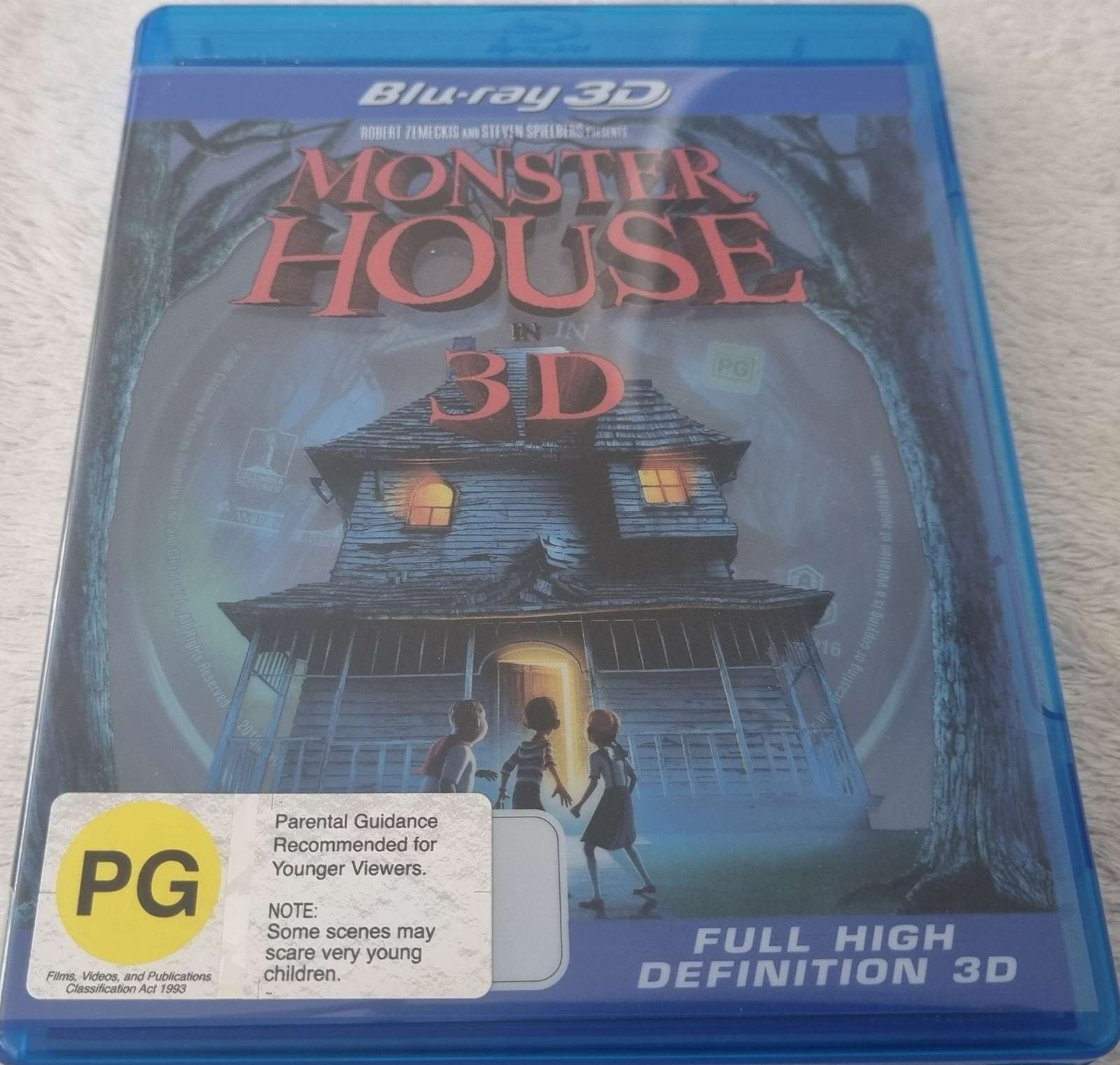 Monster House 3D + 2D Blu Ray