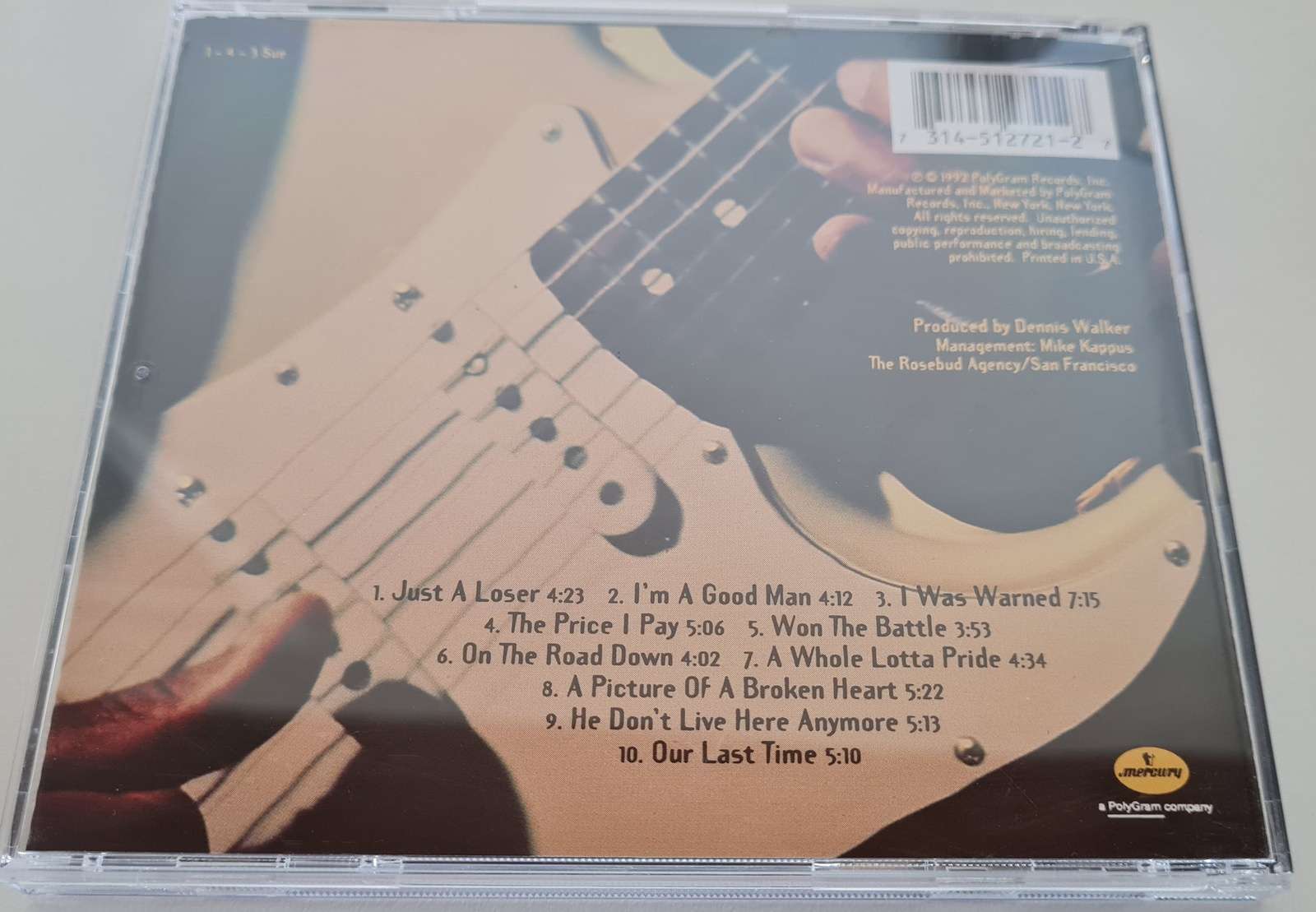 Robert Cray - I Was Warned CD