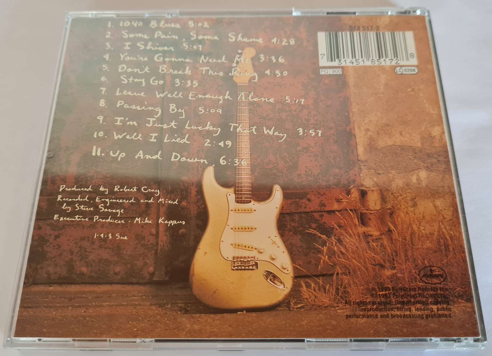 Robert Cray - Shame + a Sin CD