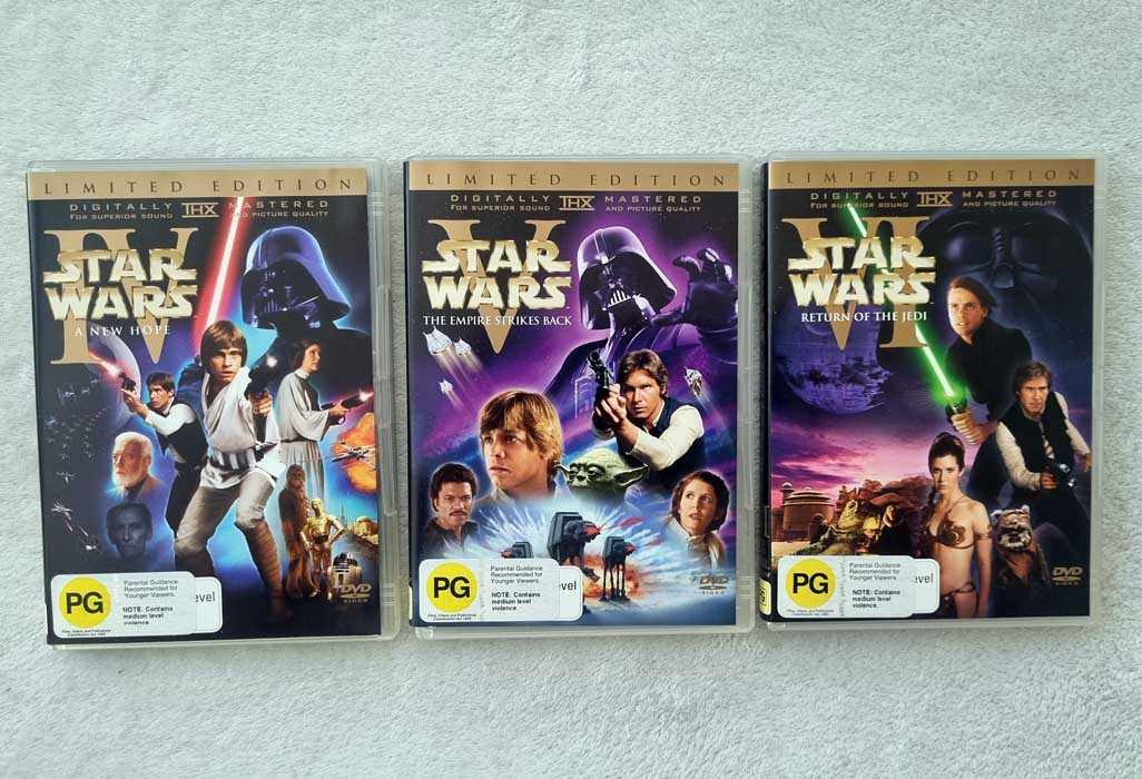 Star Wars IV, V, VI  (Limited Edition includes original theatricals)