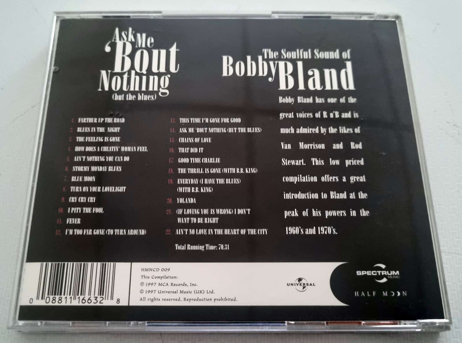 Bobby Bland - Ask Me 'Bout Nothing But the Blues CD