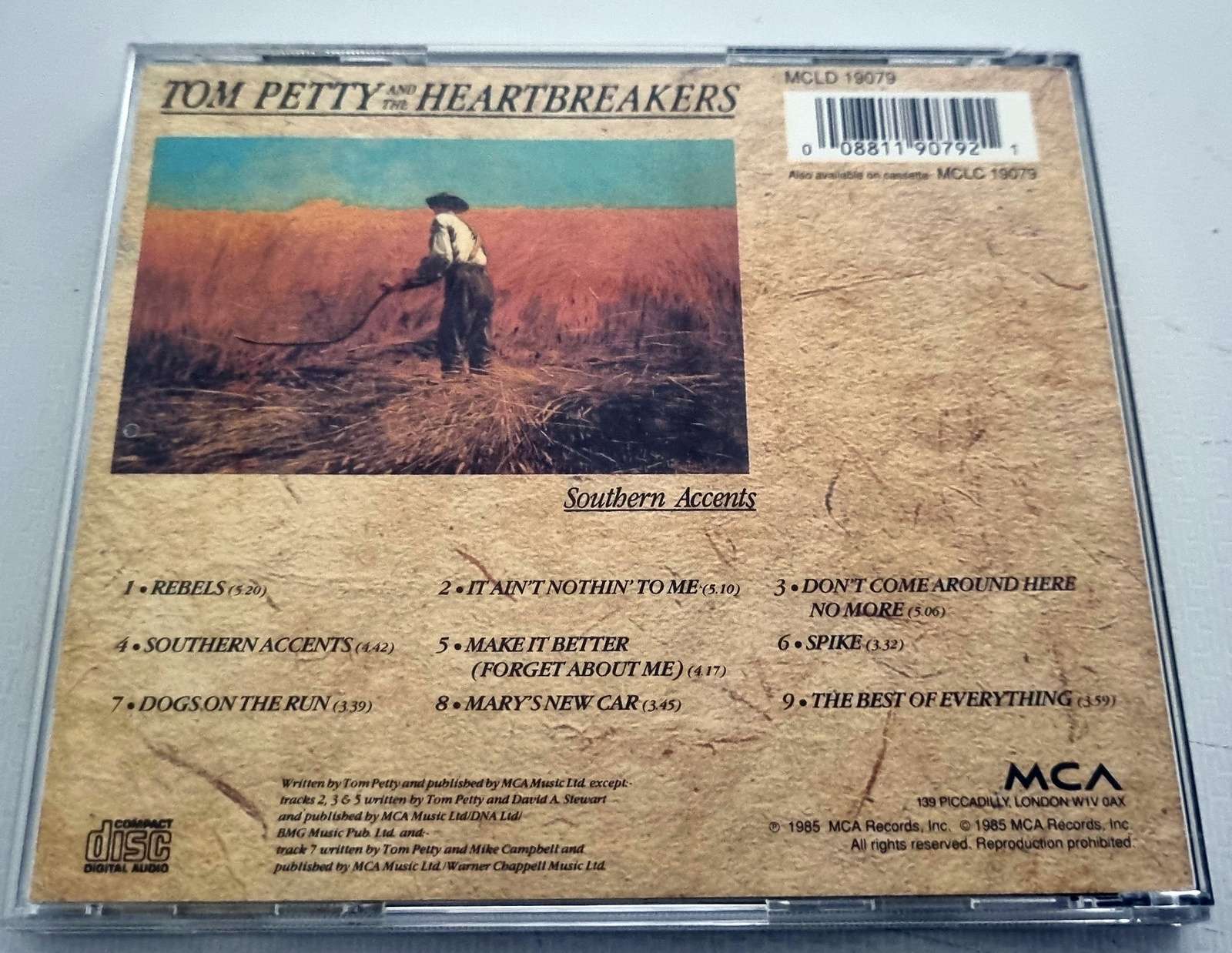 Tom Petty & the Heartbreakers - Southern Accents CD