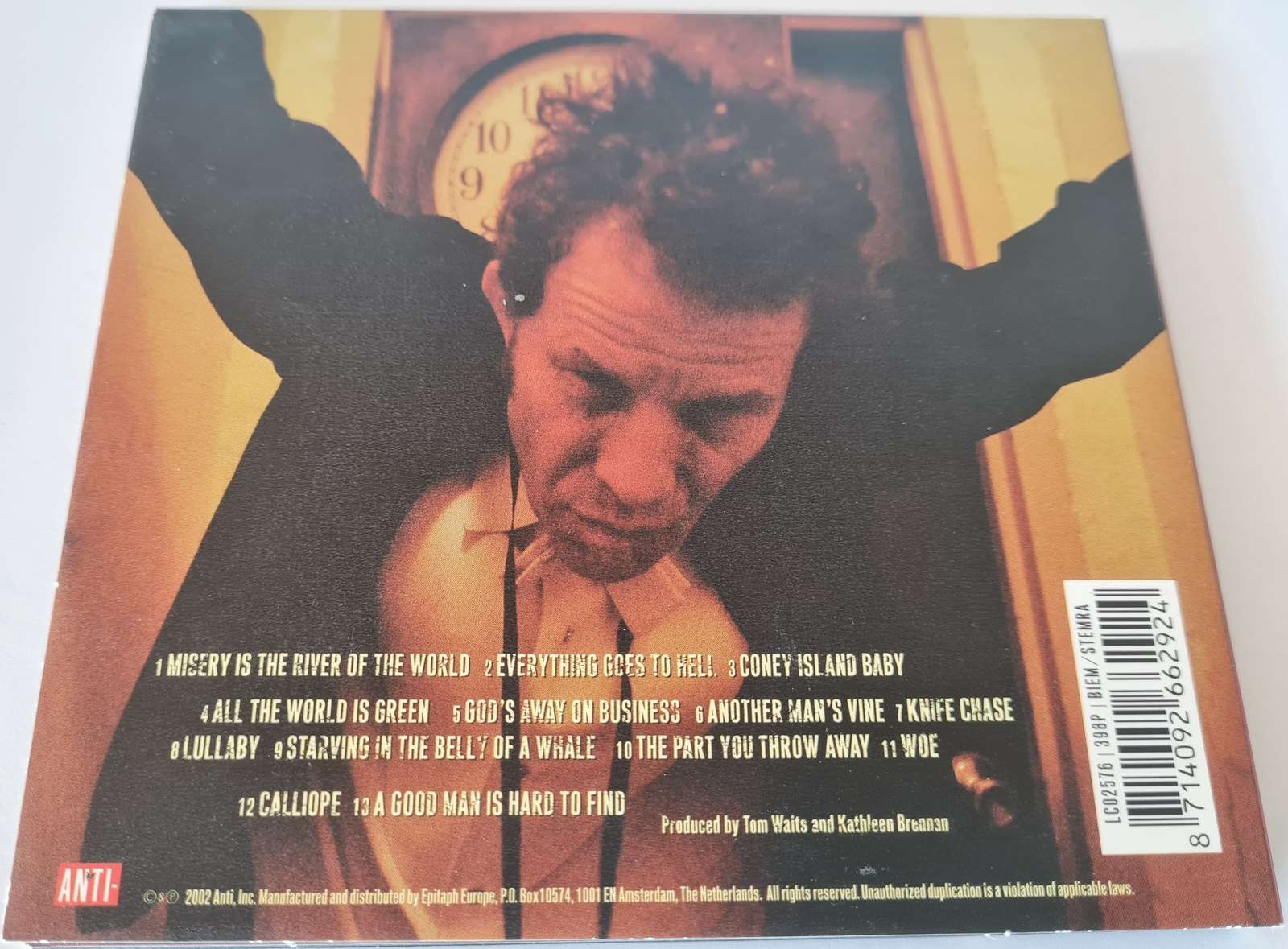 Tom Waits - Blood Money CD