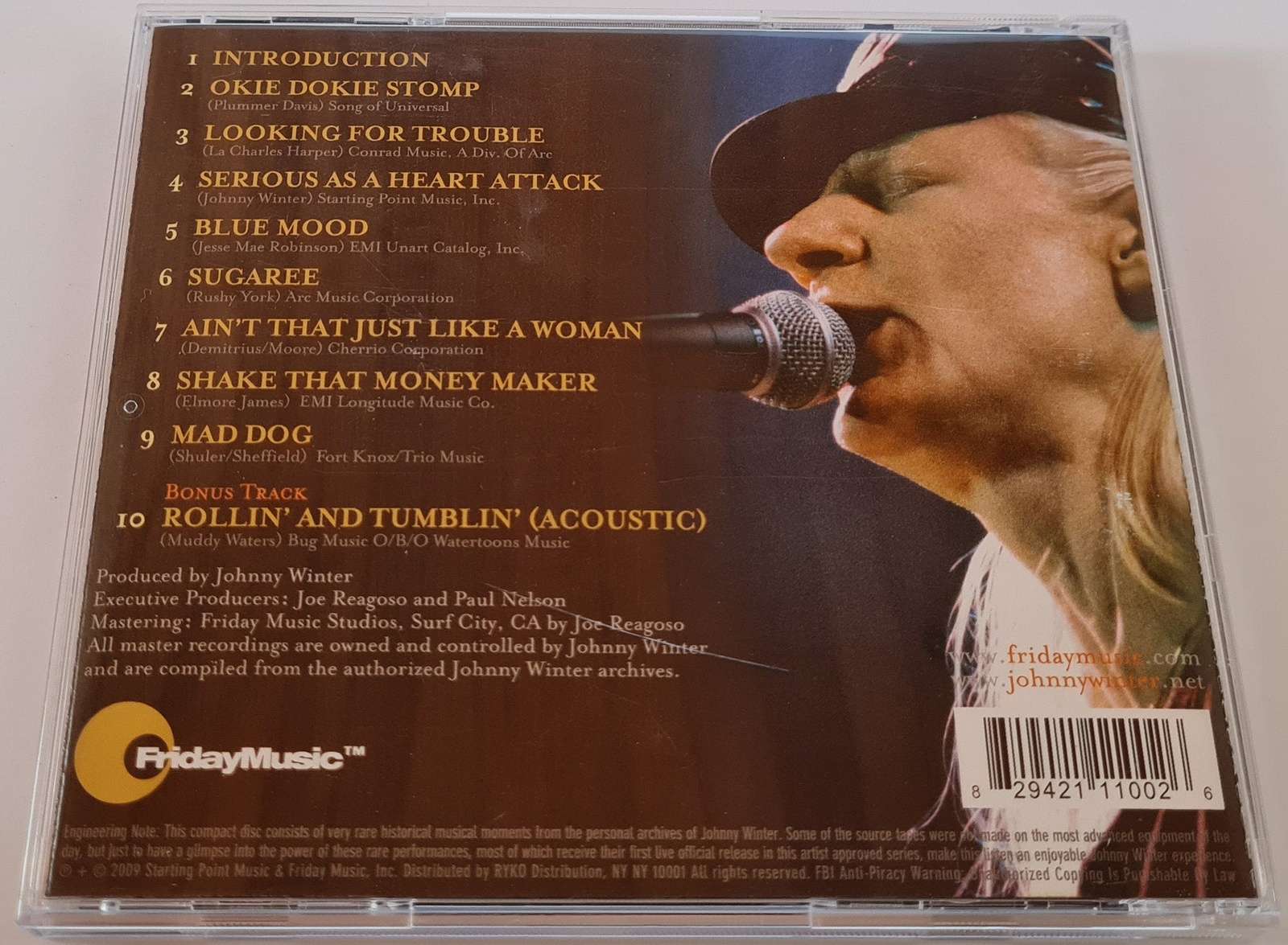 Johnny Winter - Live Bootleg Series Volume 4 CD