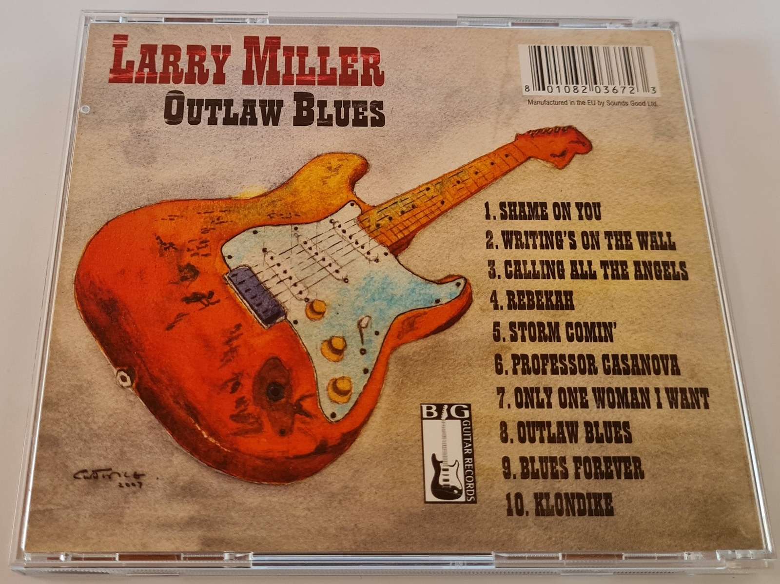 Larry Miller - Outlaw Blues CD