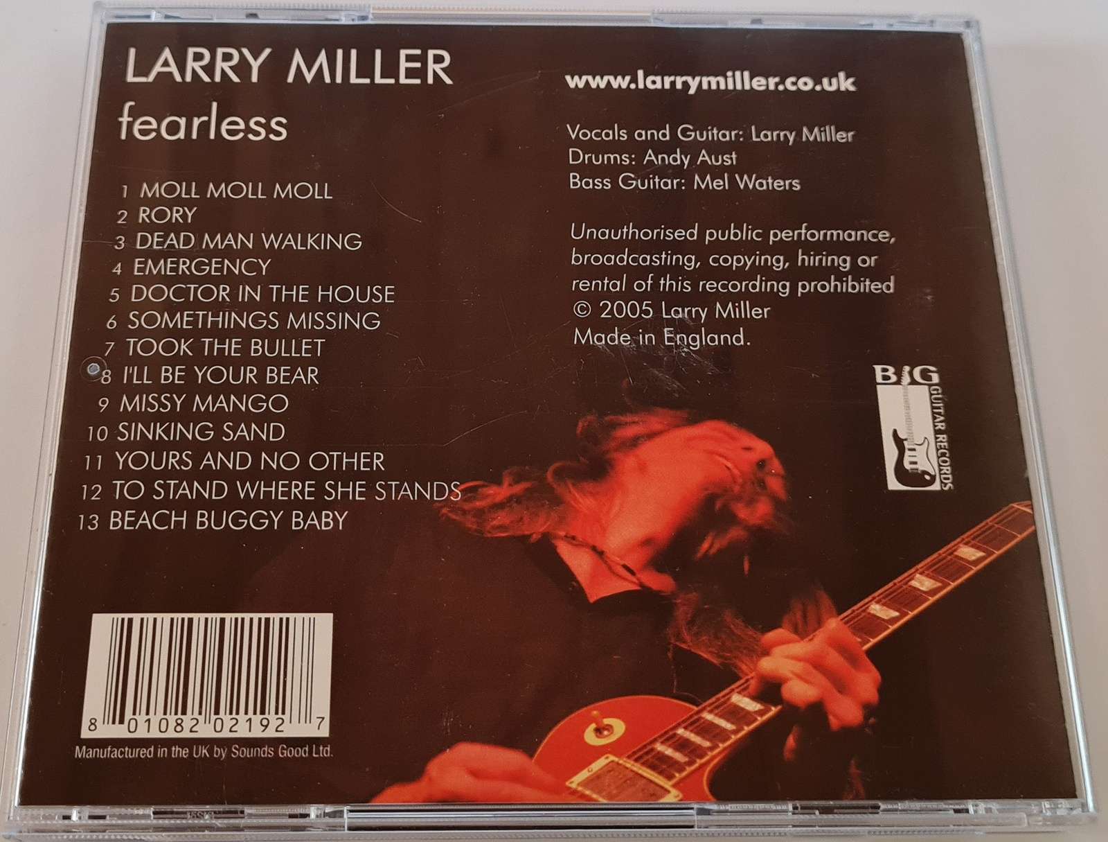 Larry Miller - Fearless CD