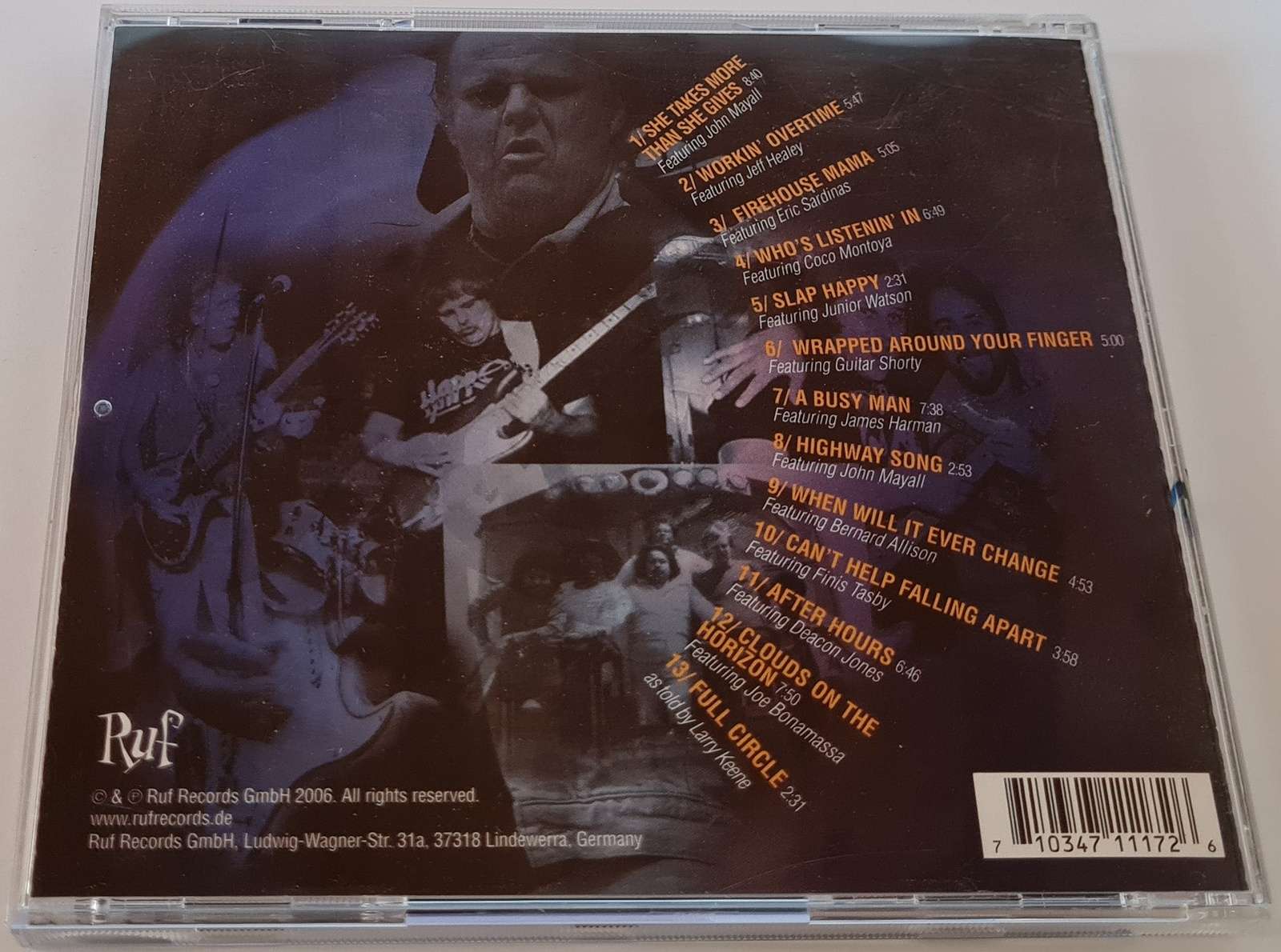 Walter Trout and Friends - Full Circle CD