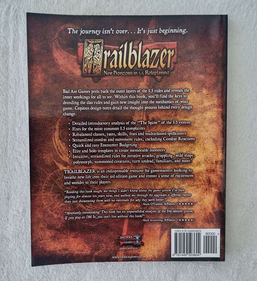 Trailblazer: New Horizons in 3.5 Roleplaying Book