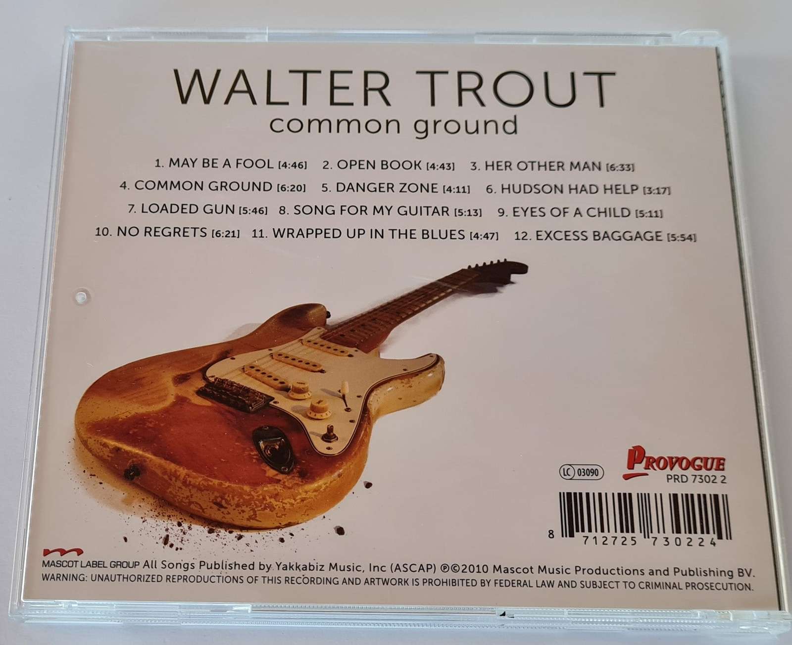 Walter Trout - Common Ground CD