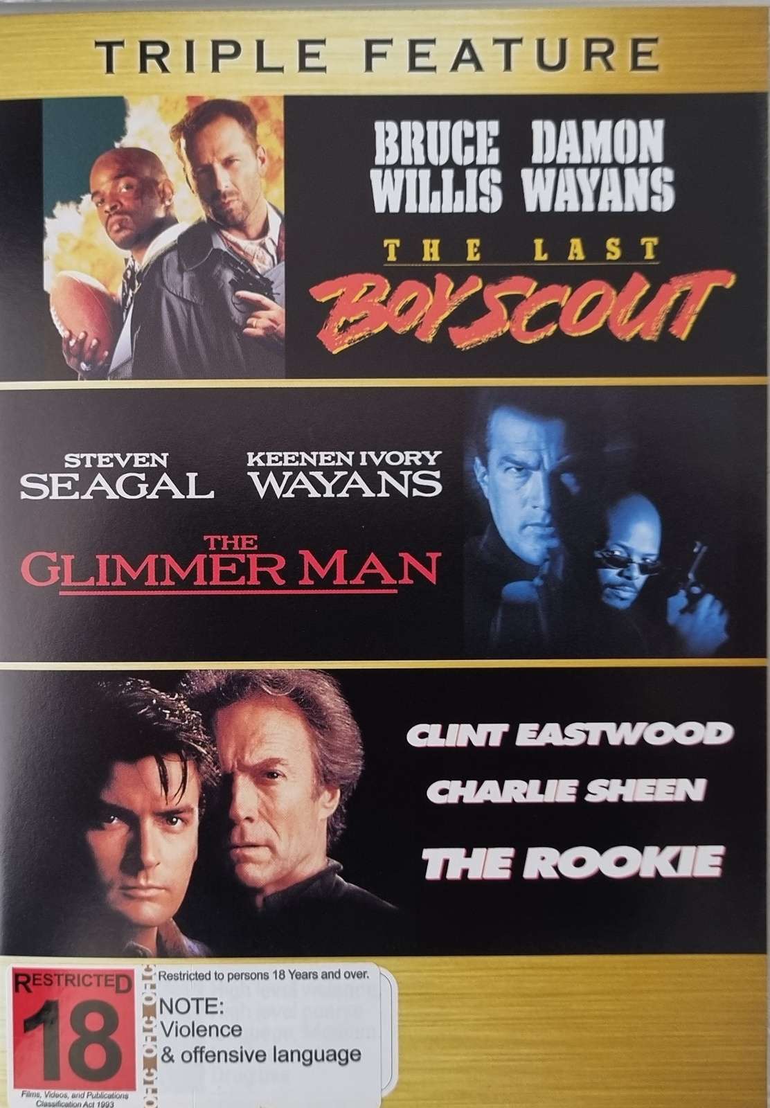 The Last Boy Scout / The Glimmer Man / The Rookie
