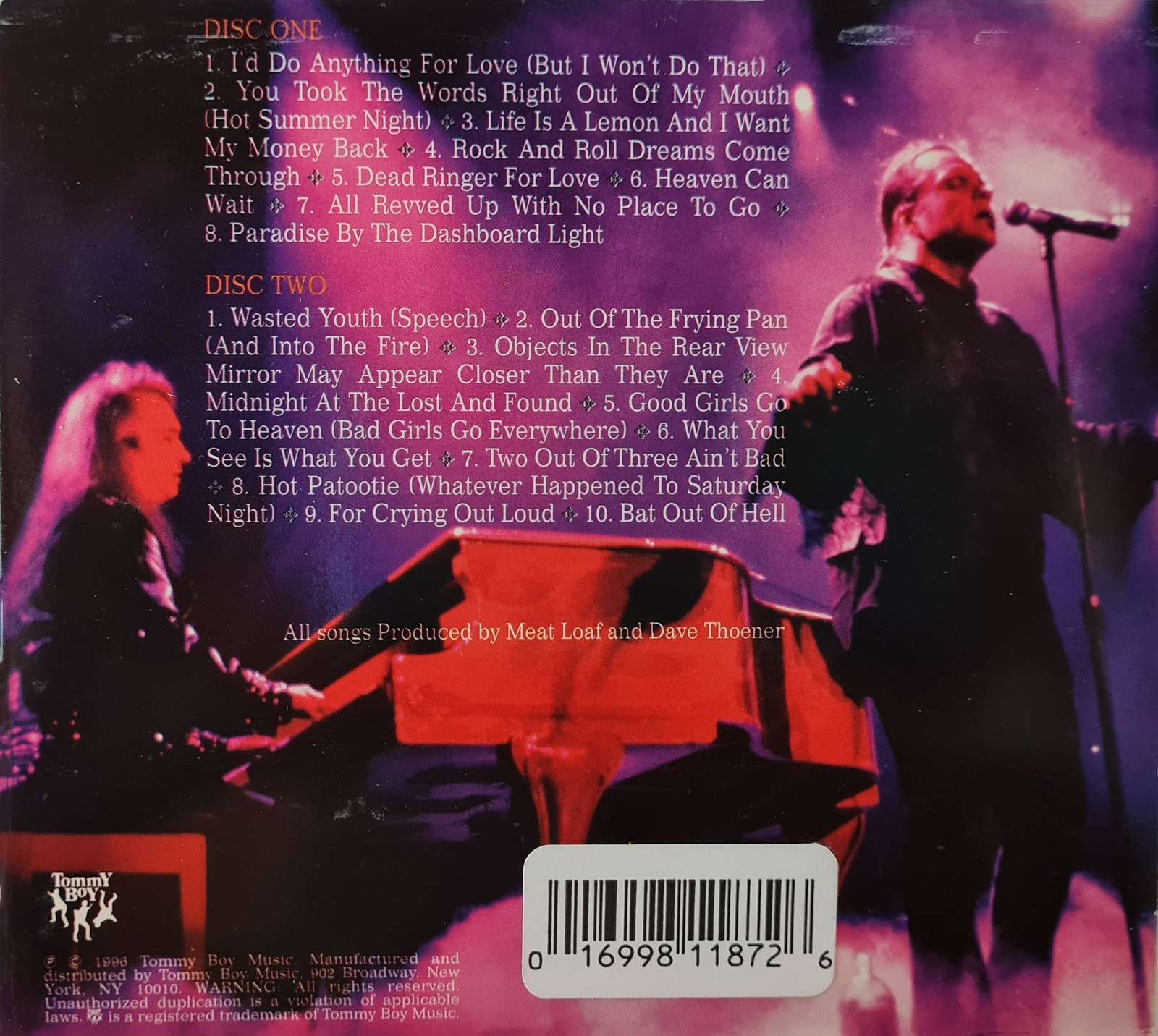 Meat Loaf - Live Around The World CD