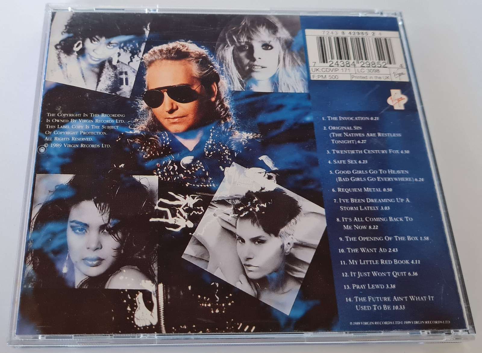 Pandora's Box - Original Sin - Jim Steinman CD