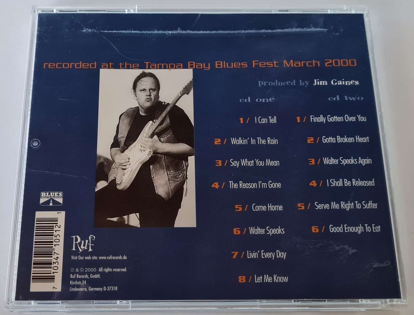 Walter Trout and the Free Radicals - Live Trout CD