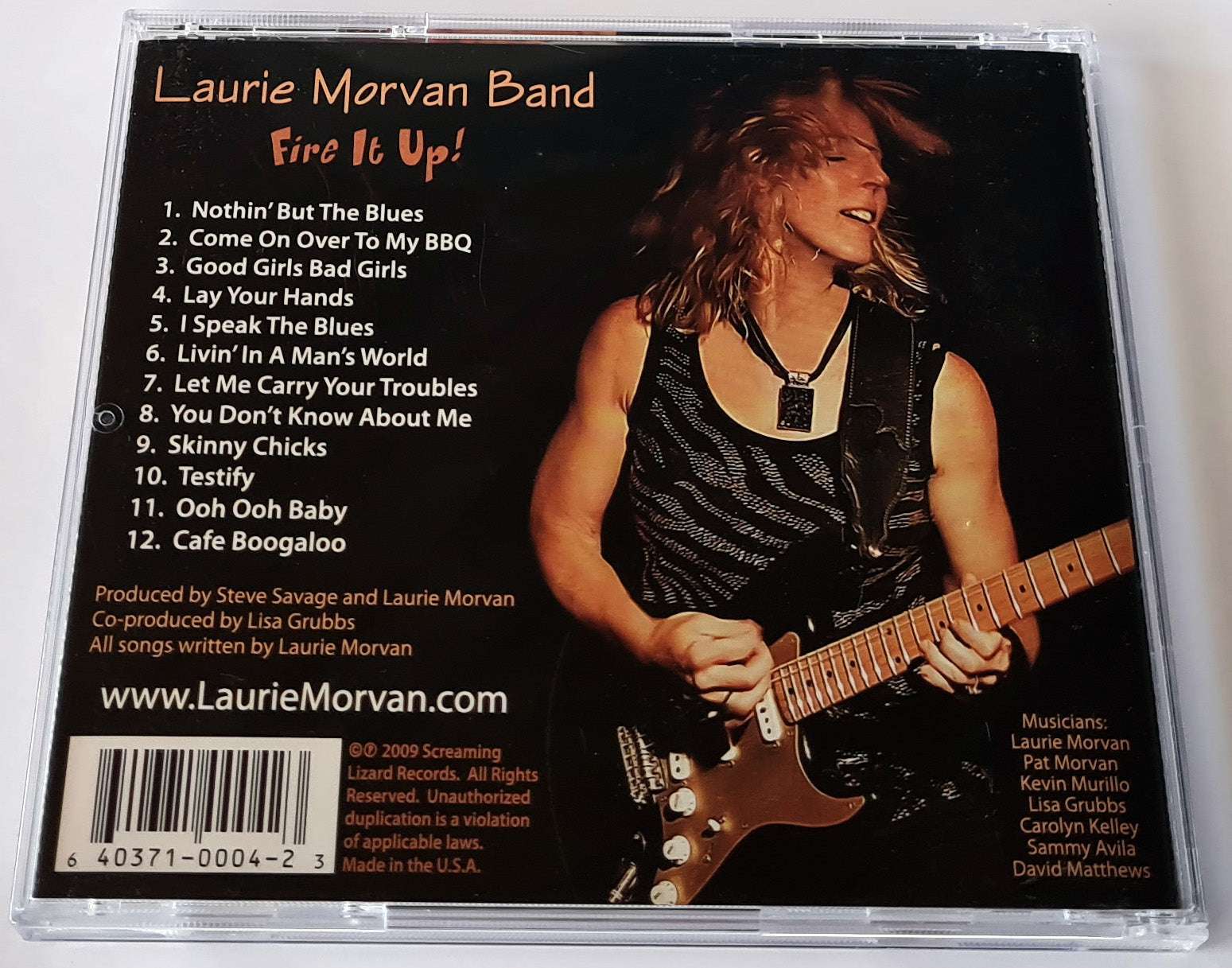 Laurie Morvan Band - Fire It Up! CD