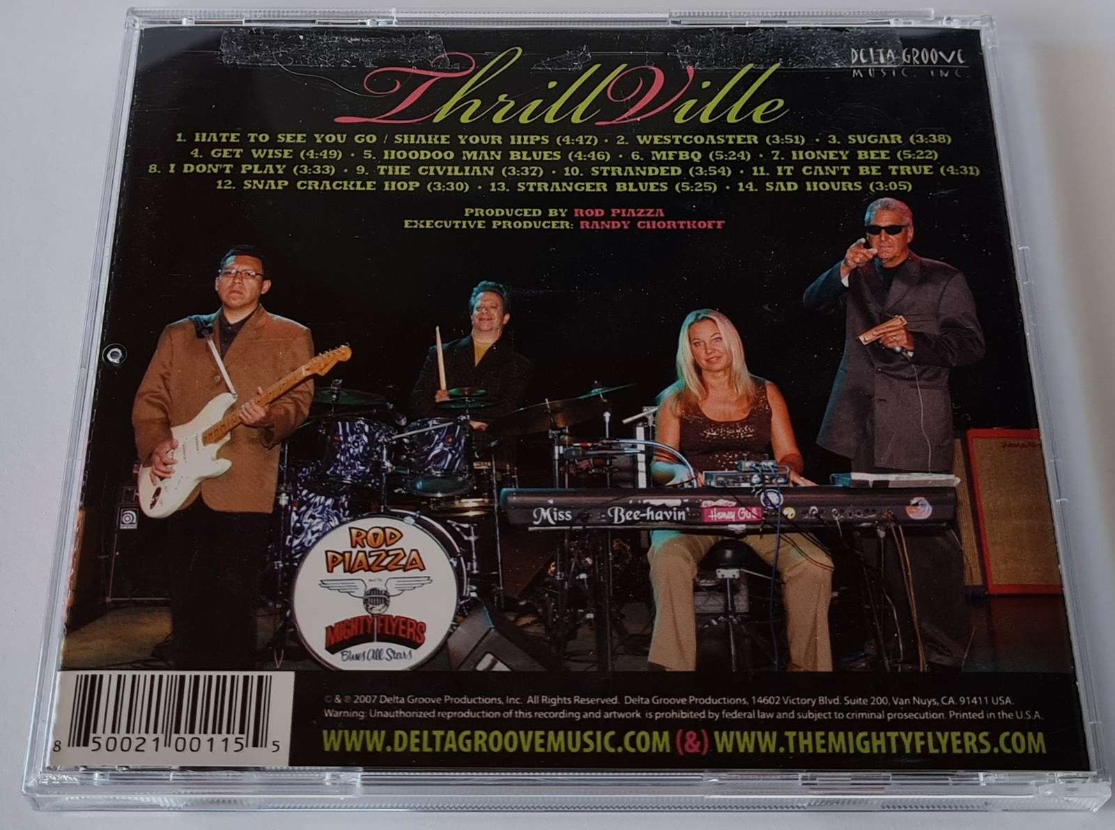 Rod Piazza & the Mighty Flyers Blues Quartet - Thrill Ville CD