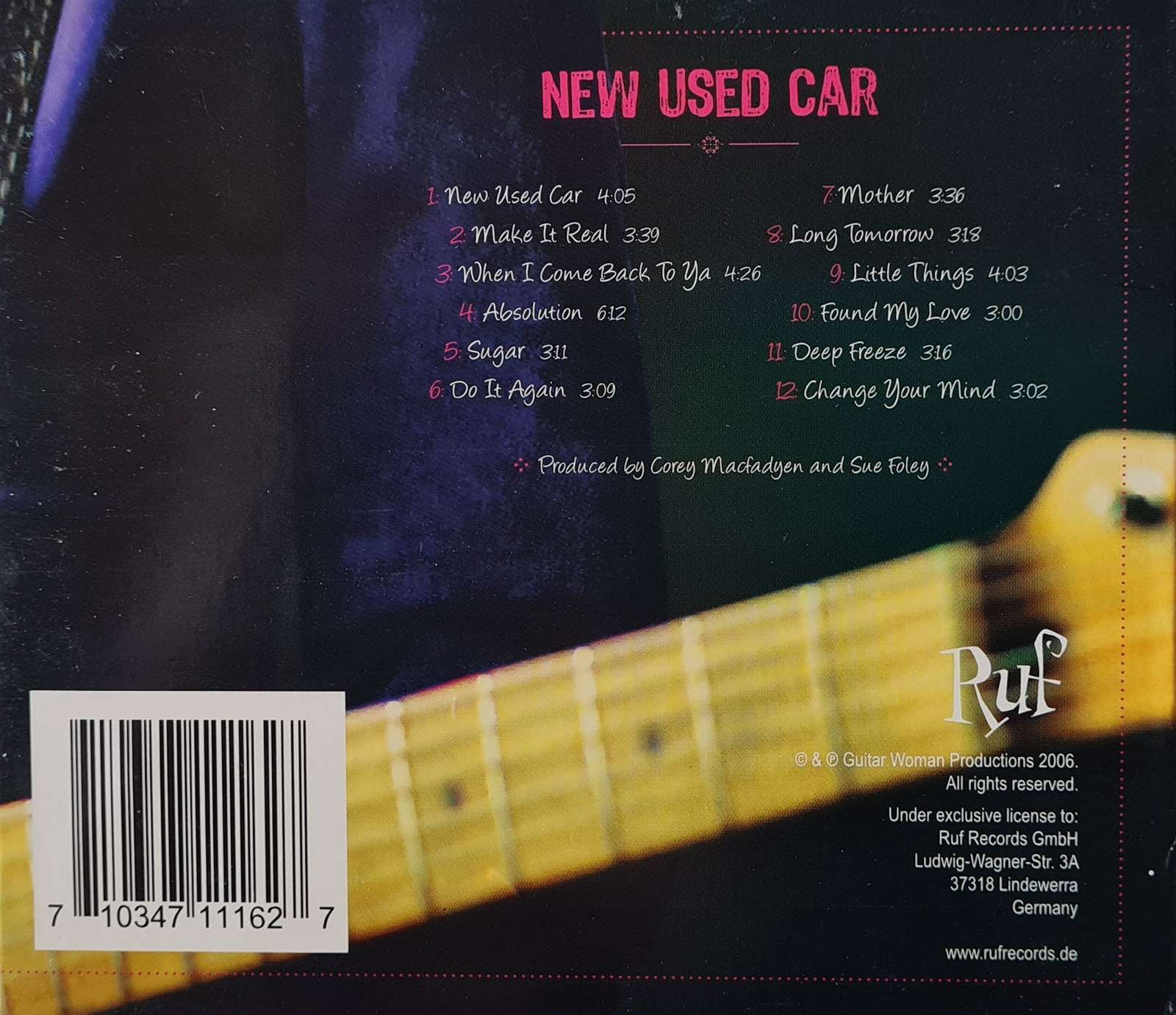 Sue Foley - New Used Car CD