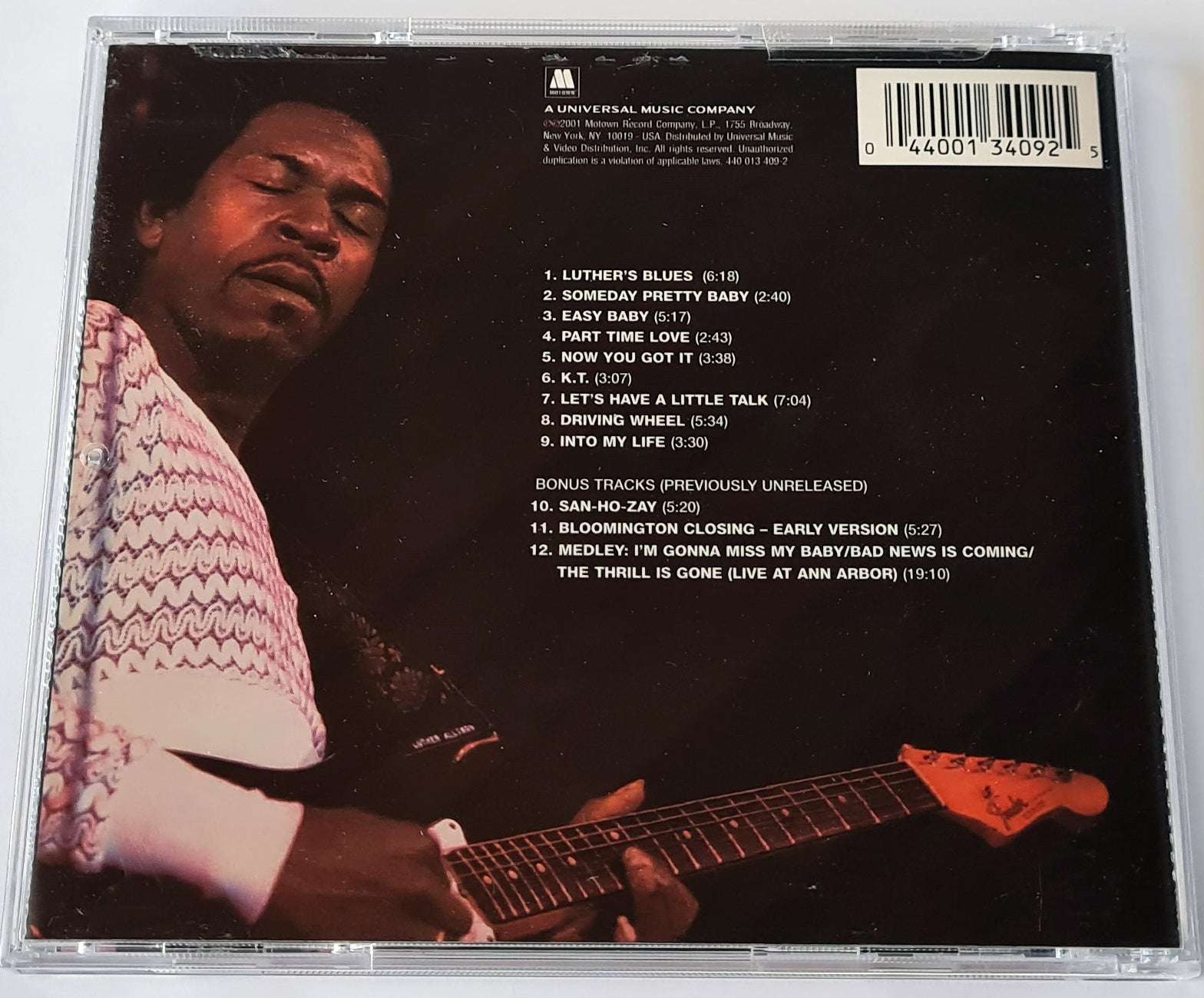 Luther Allison - Luther's Blues CD