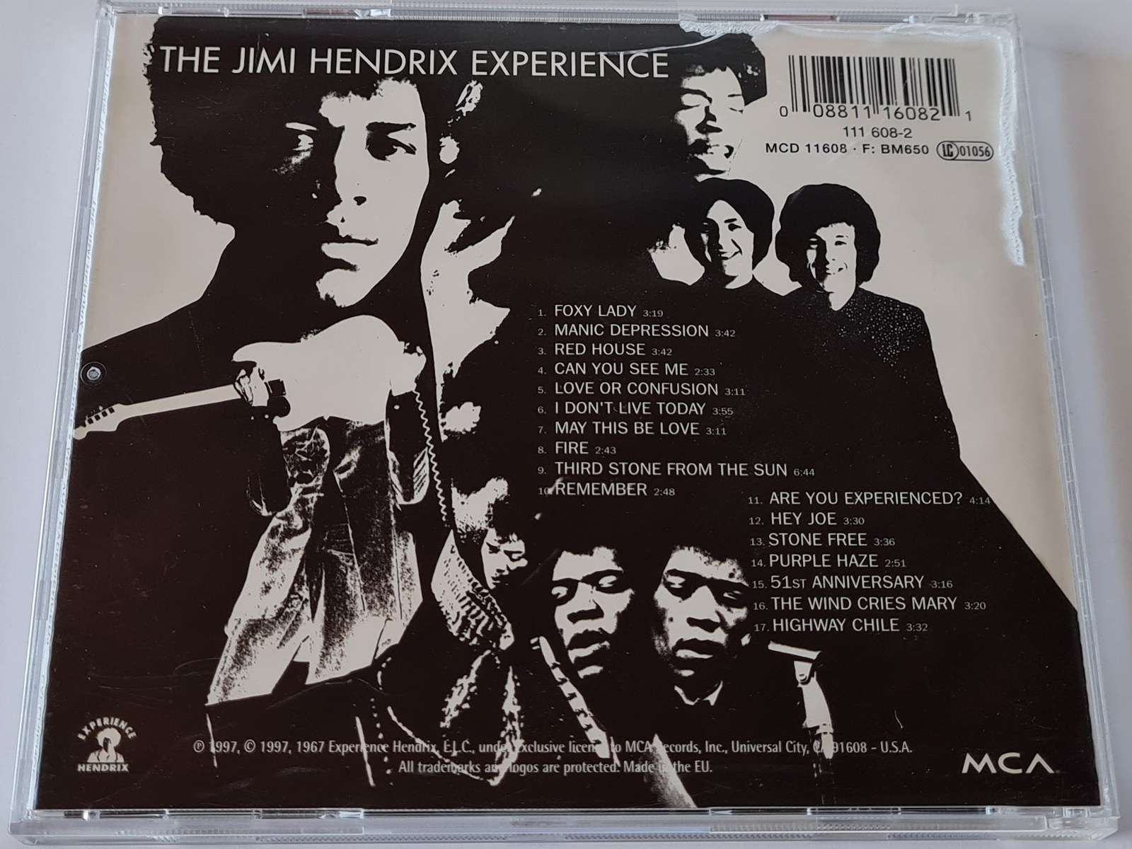 The Jimi Hendrix Experience - Are You Experienced CD