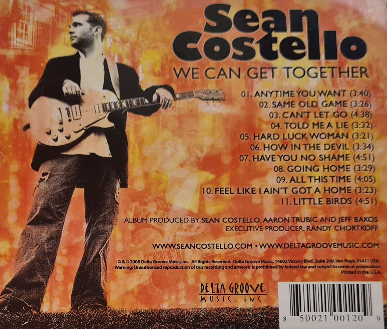 Sean Costello - We Can Get Together CD