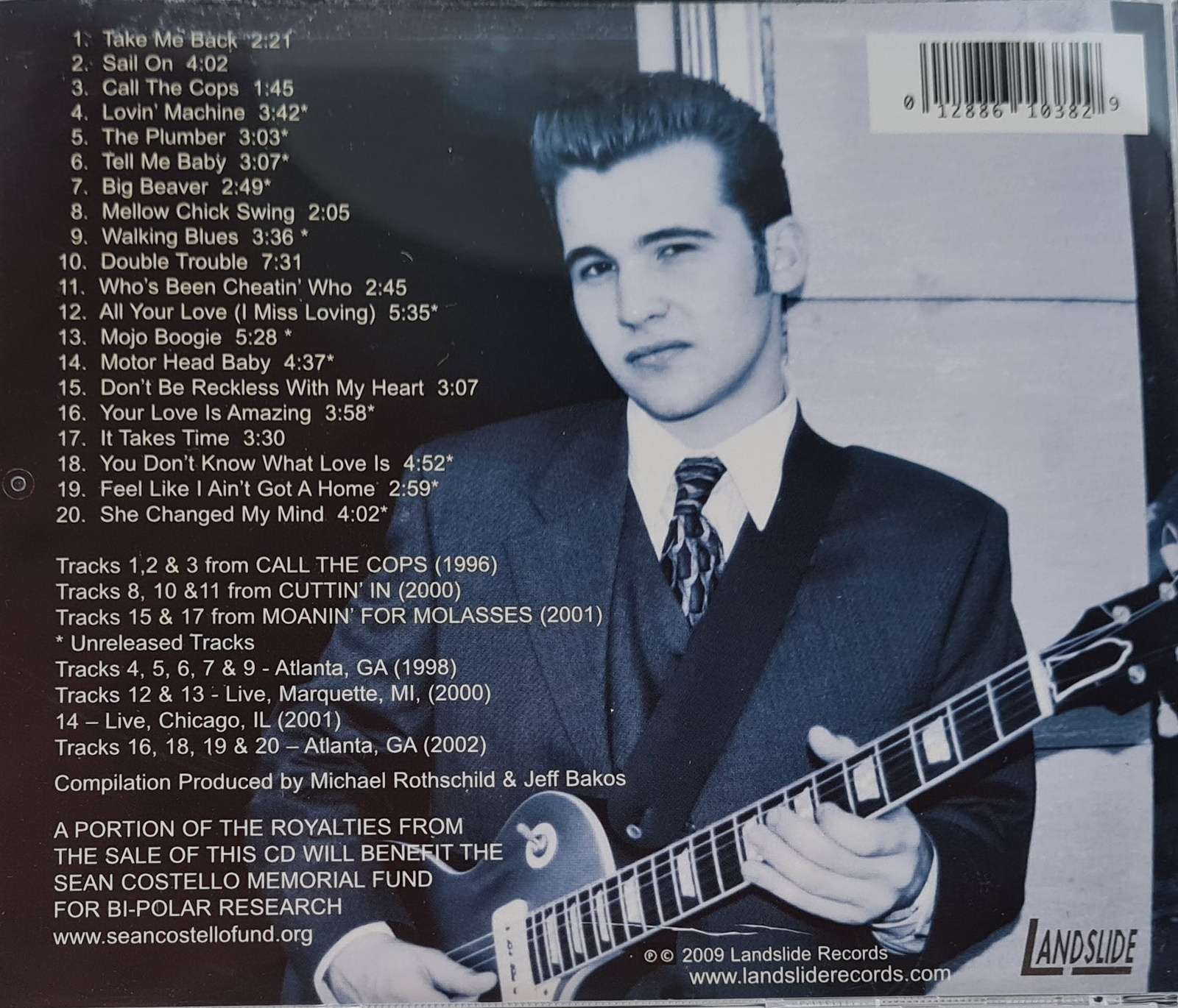 Sean Costello - Sean's Blues A Memorial Retrospective CD