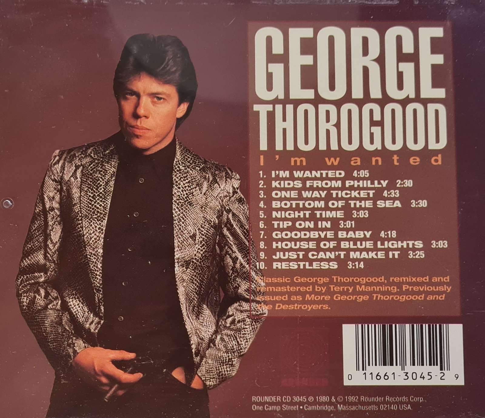 George Thorogood - I'm Wanted CD