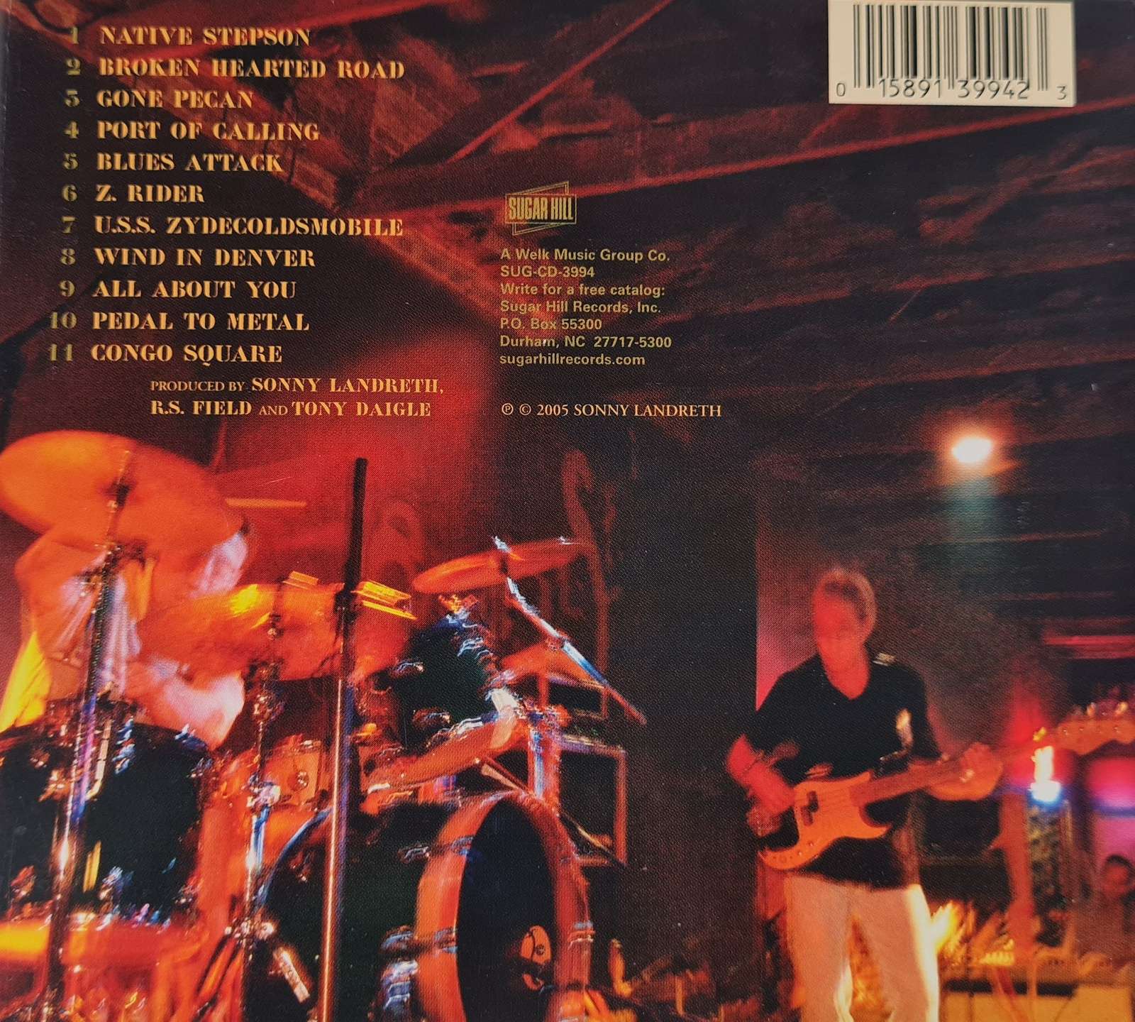 Sonny Landreth - Grant Street CD