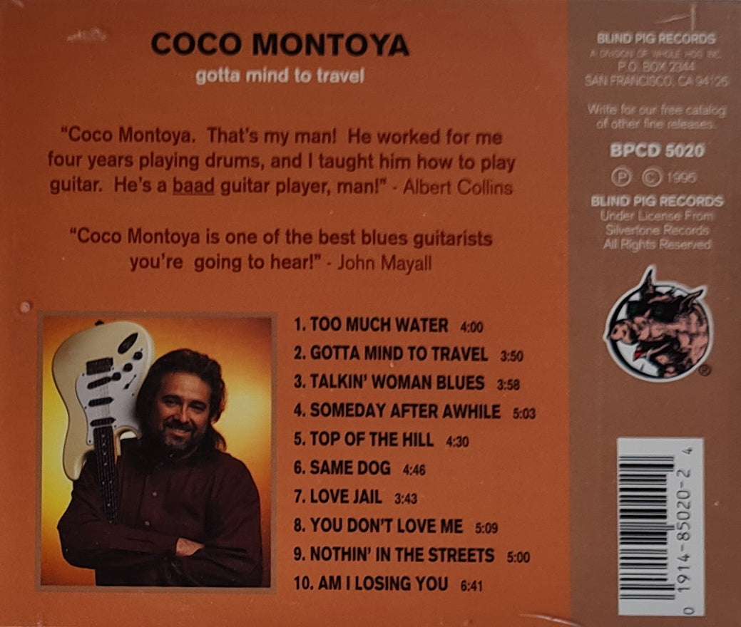 Coco Montoya - Gotta Mind to Travel CD